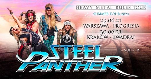 29.06.2021 Steel Panther \/ Warszawa - Progresja