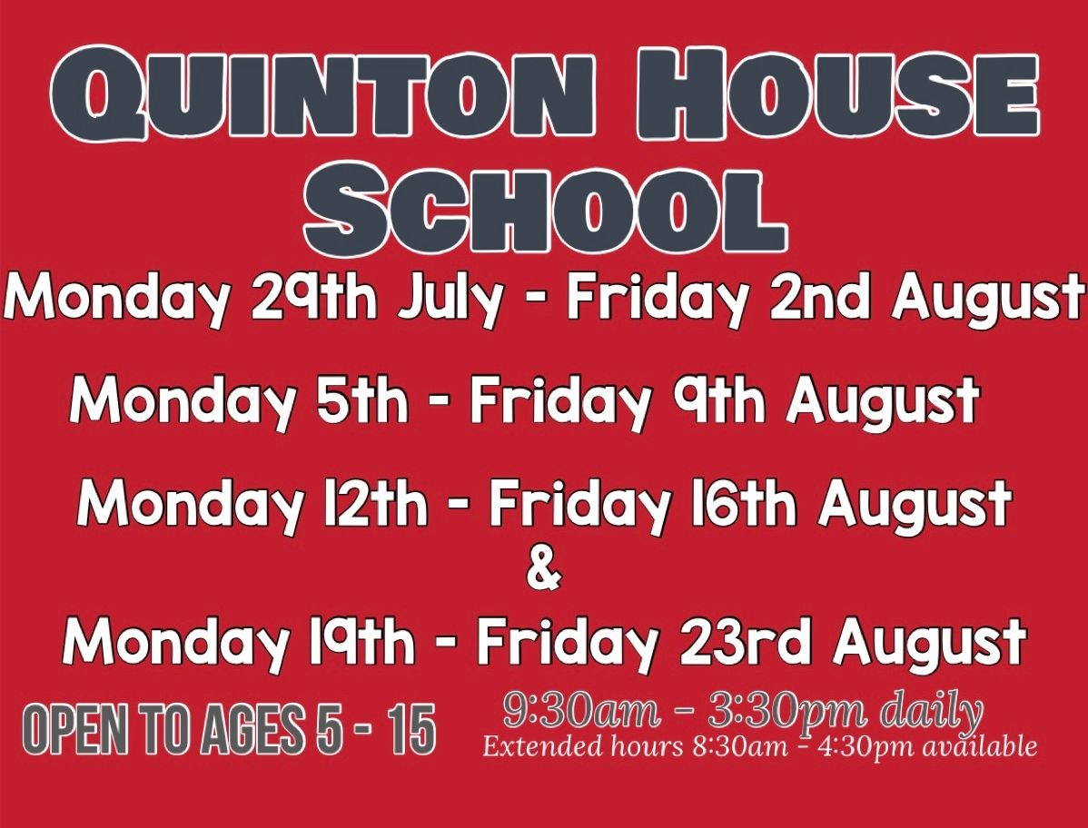 SUMMER MULTI SPORT CAMPS at Quinton House School