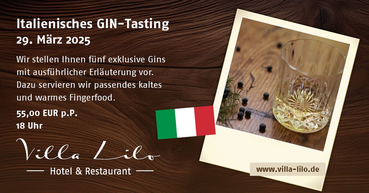 Gin Tasting Bella Italia