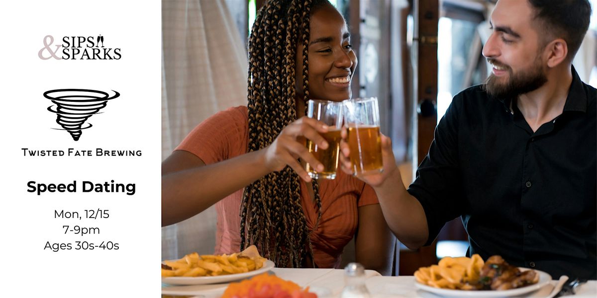 Speed Dating Ages 30s-40s in Revere, MA at Twisted Fate Brewing