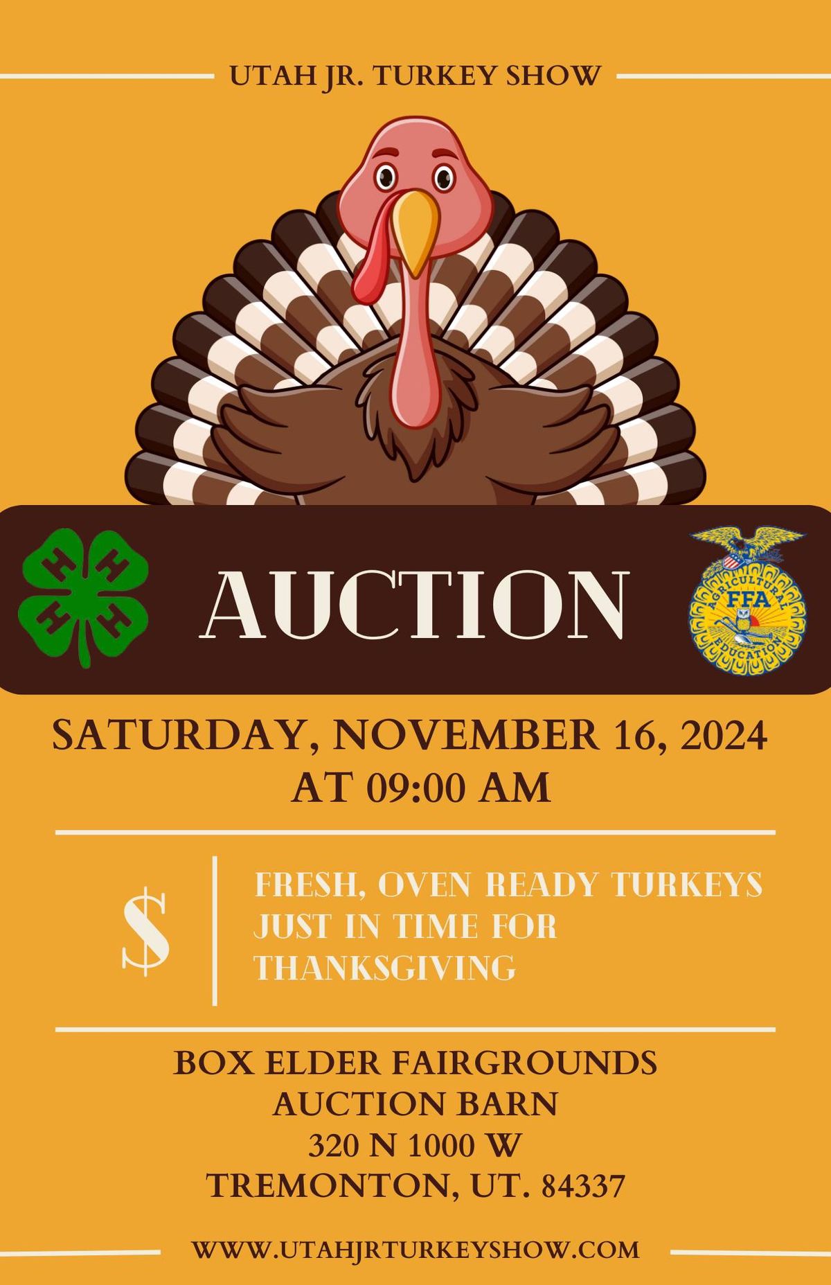 Utah Jr. Turkey Show & AUCTION