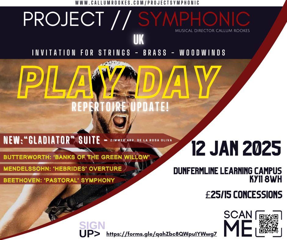 Project\/\/Symphonic UK Play Day - Beethoven, Mendelssohn & Butterworth.