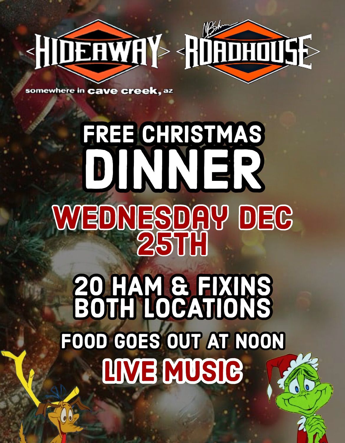 Free Christmas dinner \ud83c\udf7d\ufe0f 