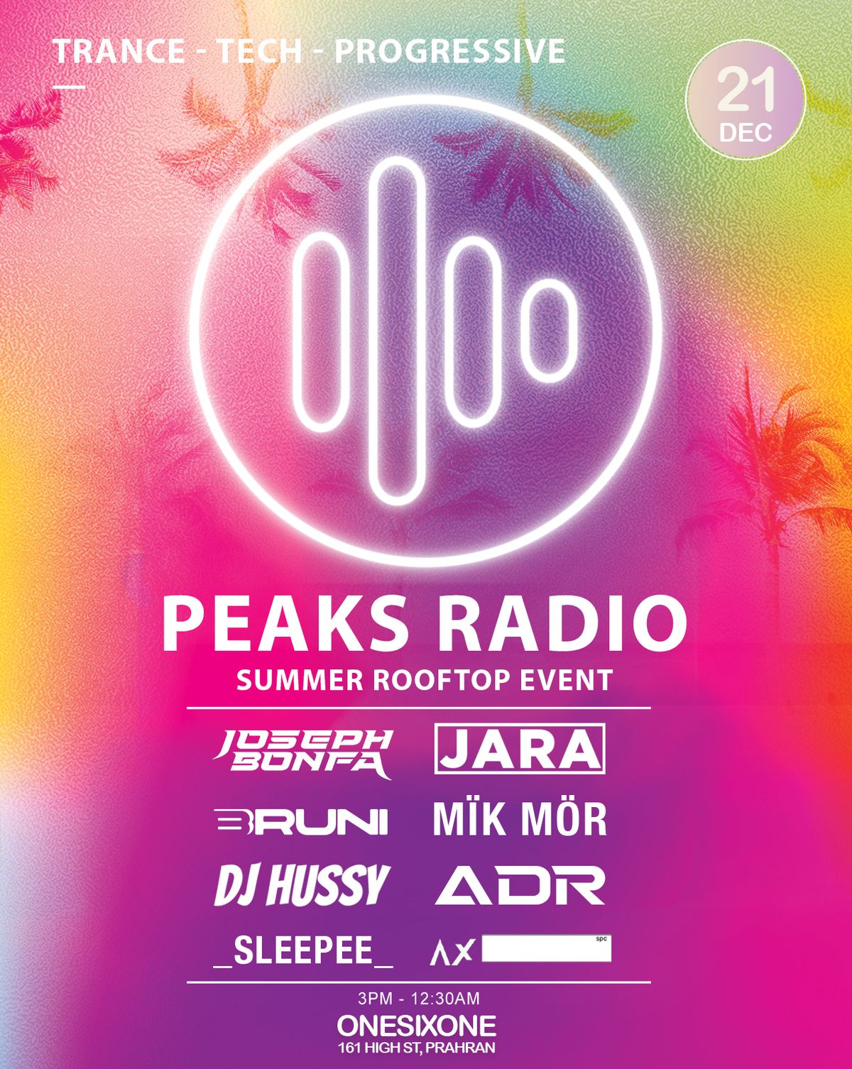 Peaks Radio Summer Rooftop Party