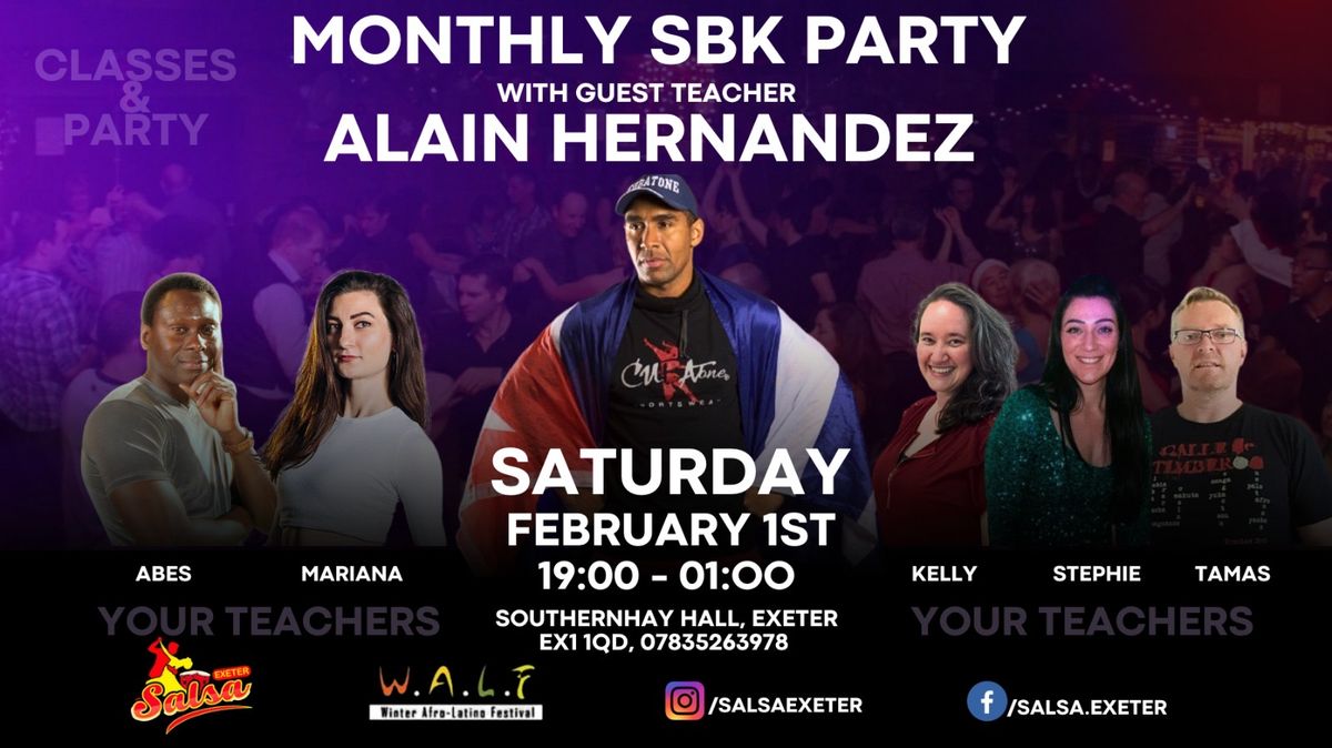 Monthly SBK with guest teacher ALAIN HERNANDEZ