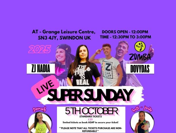 SUPER SUNDAY ZUMBA MASTERCLASS 2025