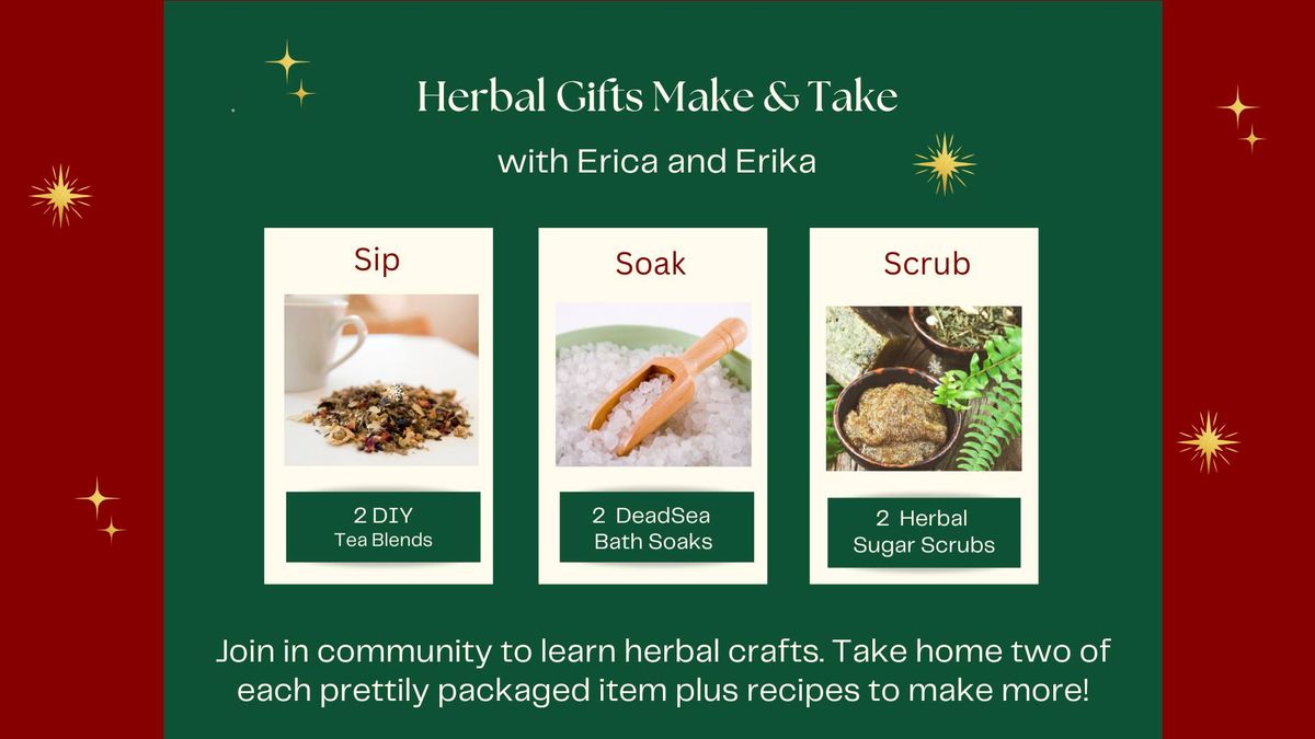 Holiday Herbal Giftmaking Workshop