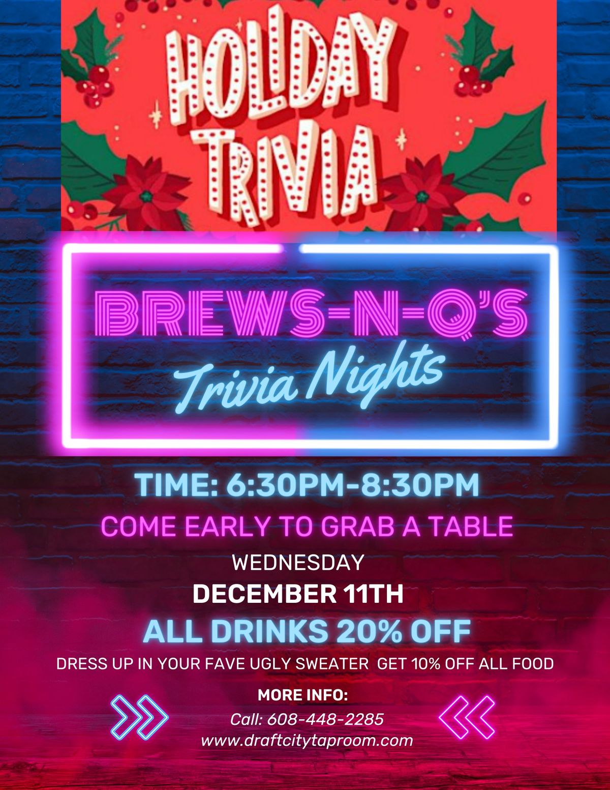 Themed Trivia Night: Holiday Edition 