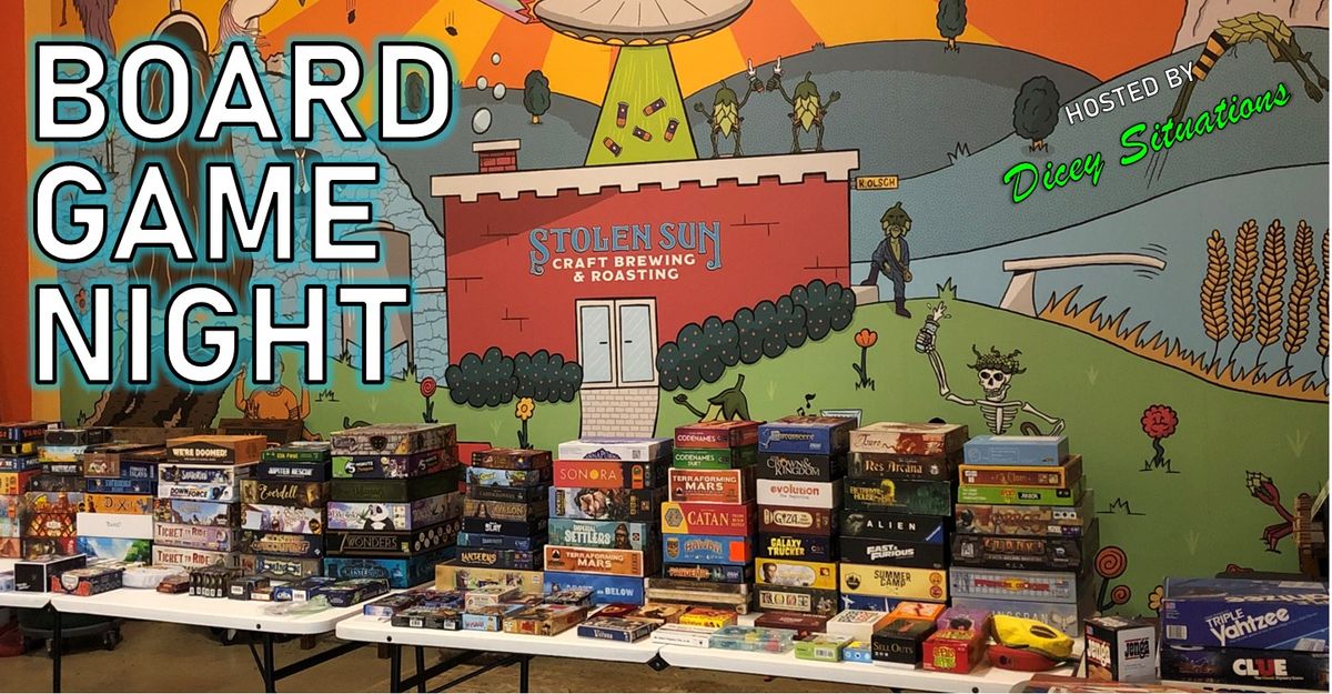 Stolen Sun Board Game Night