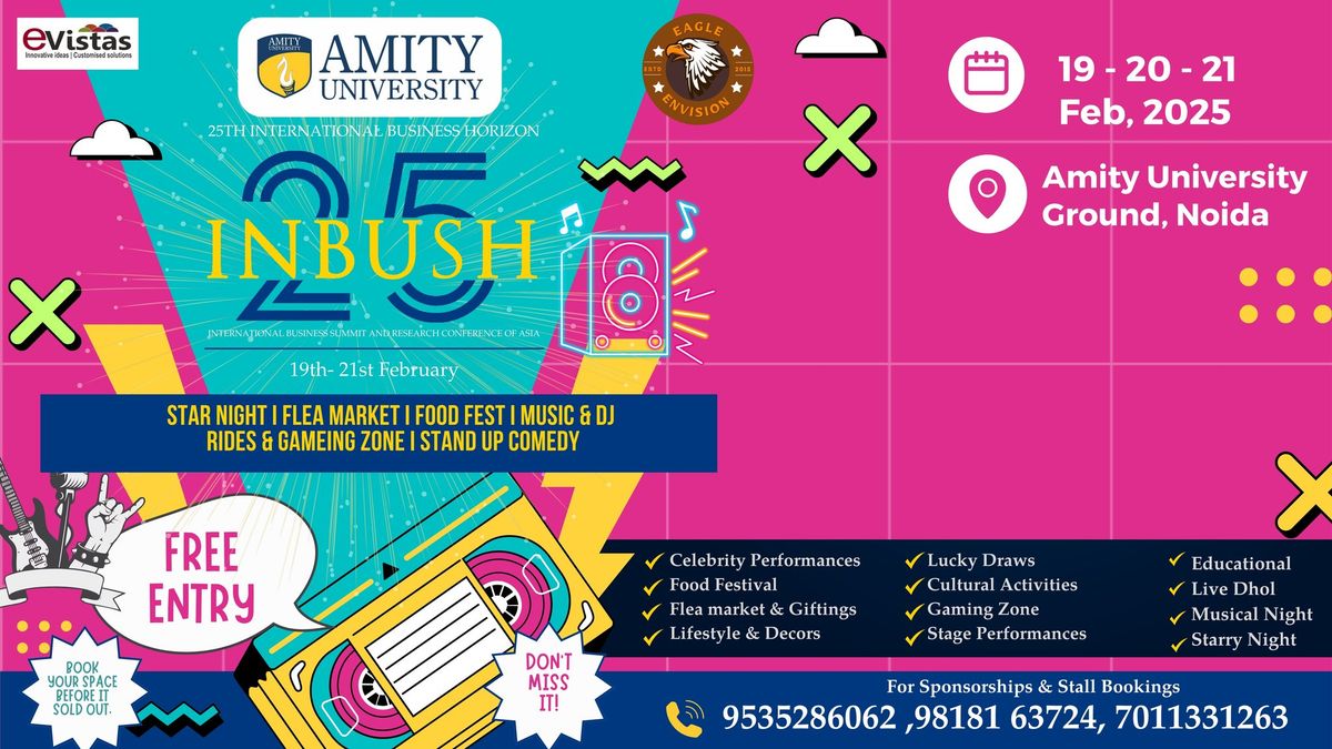 AMITY UNIVERSITY - INBUSH 25TH 