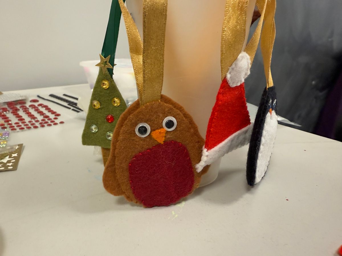 Felt Christmas decorations 