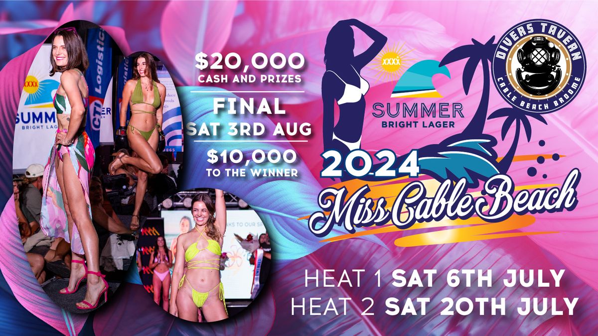 Miss Cable Beach 2024 Heat 1 ft DJ Femme