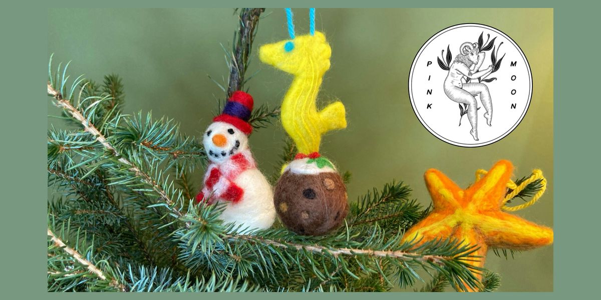 Festive Needlefelting Workshop -Cosy Crafts Brighton!