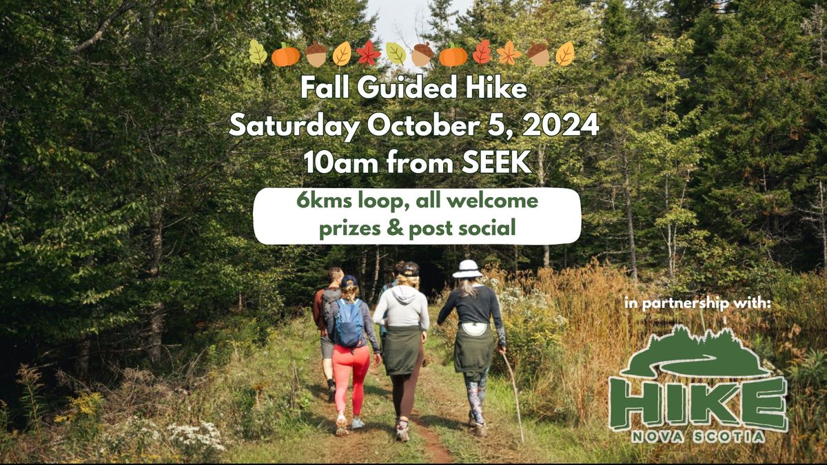 Seek Fall Adventures with Hike NS: Guided Hike 