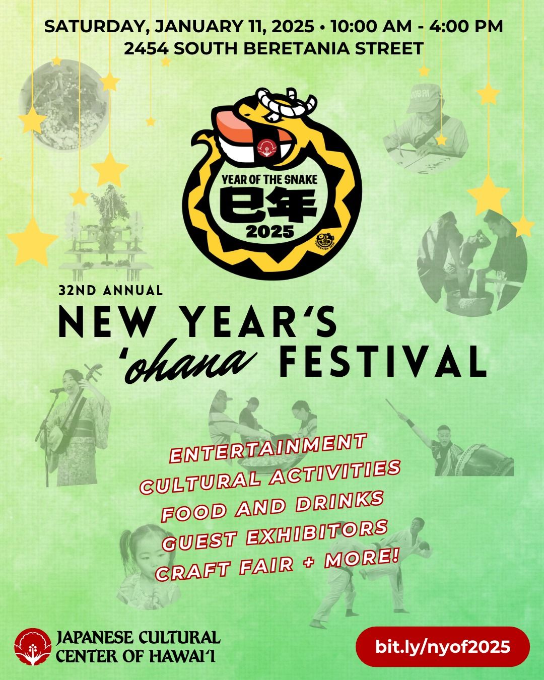 2025 New Year's \u02bbOhana Festival (NYOF)