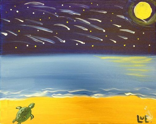 FAMILY CLASS FUN!  "Shooting Stars Turtle"  Ages 7 + Welcome