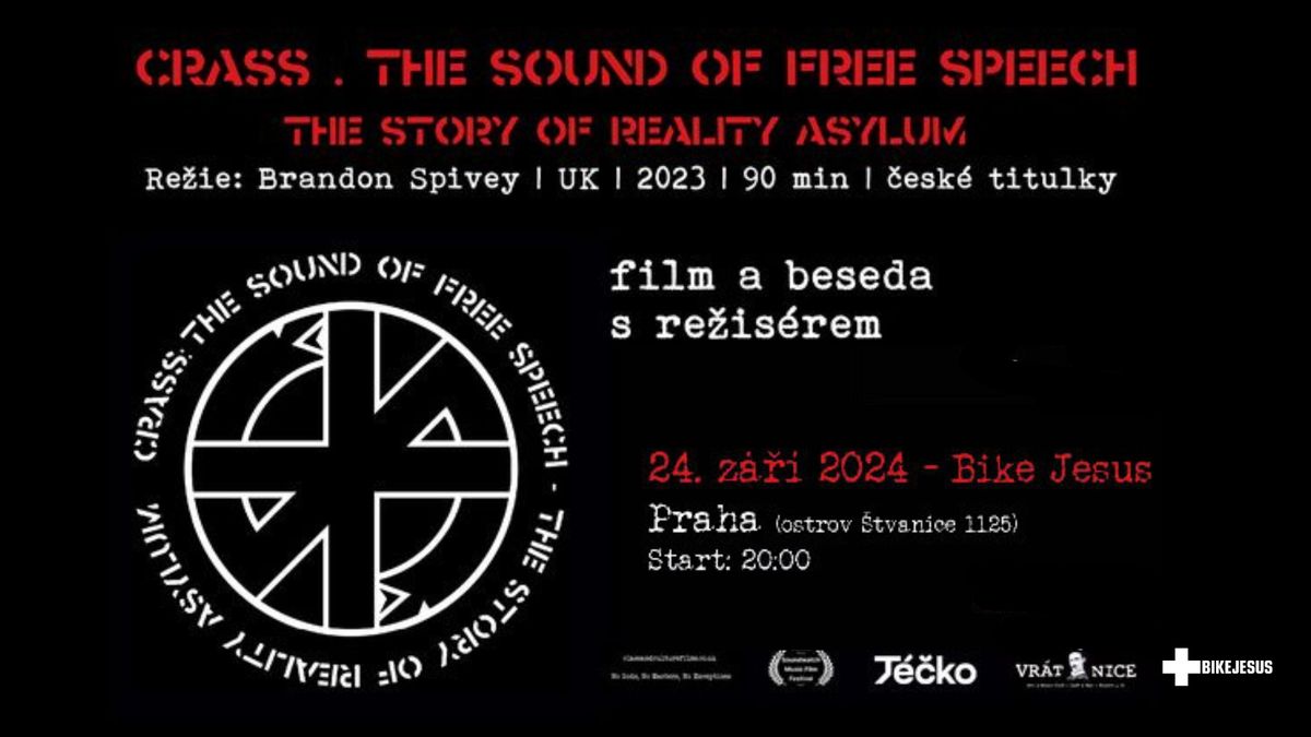 Crass: The Sound of Free Speech \/ Praha - Bike Jesus