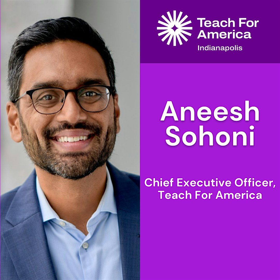 Lunch with TFA's CEO, Aneesh Sohoni