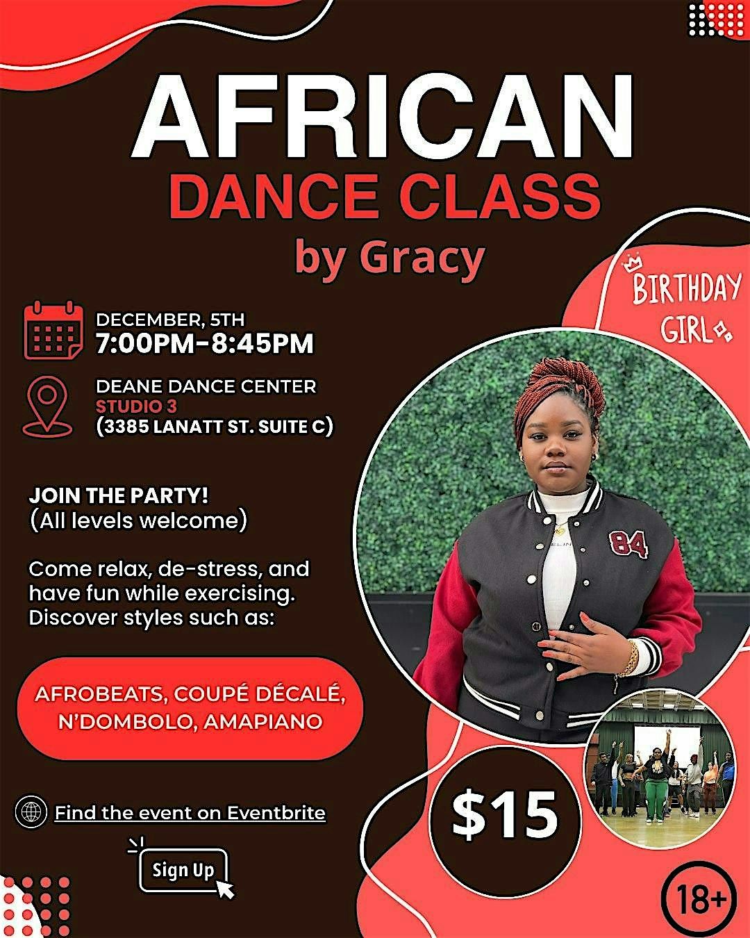 African Dance Class by Gracy