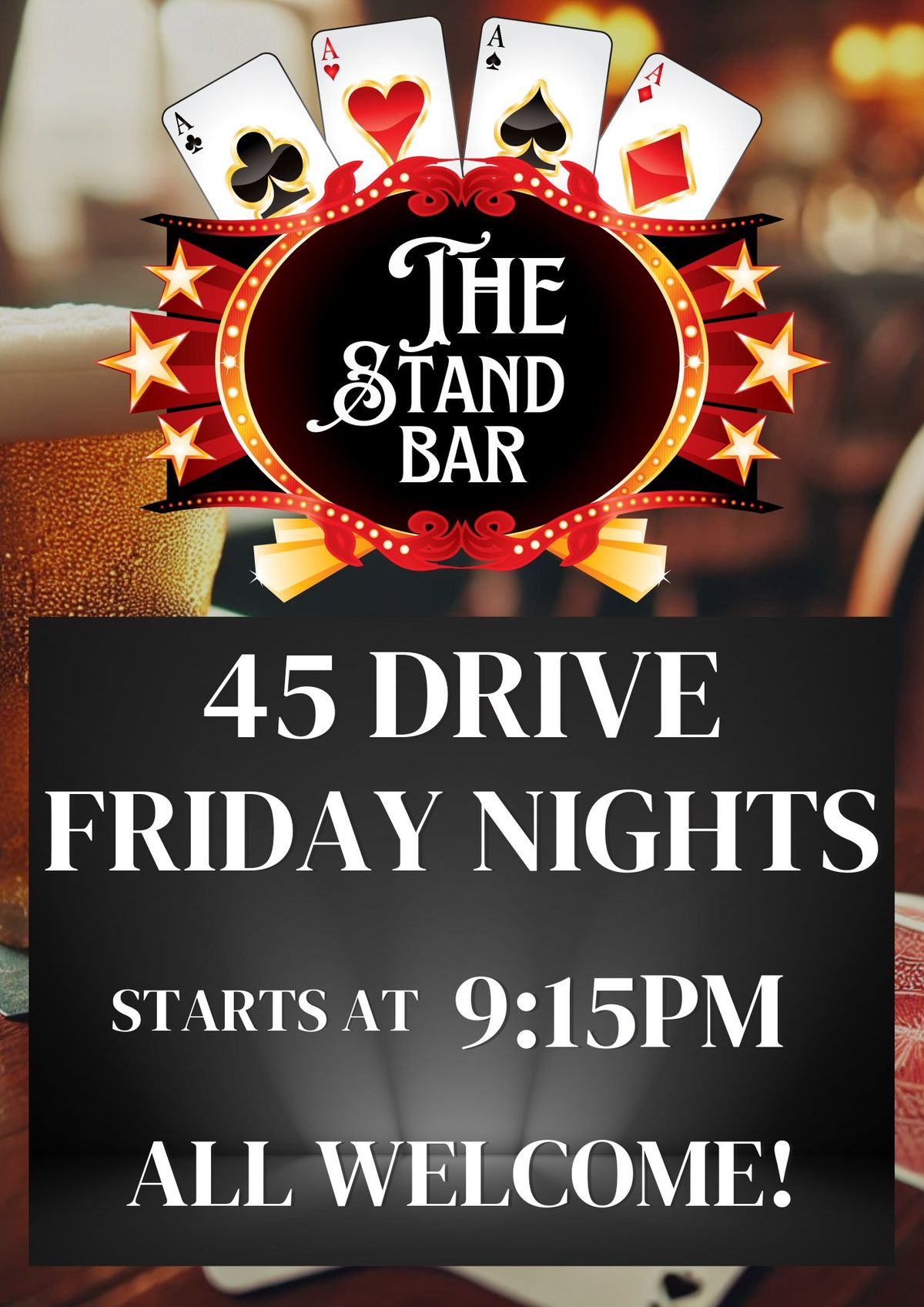 45 Drive at The Stand Bar Kanturk