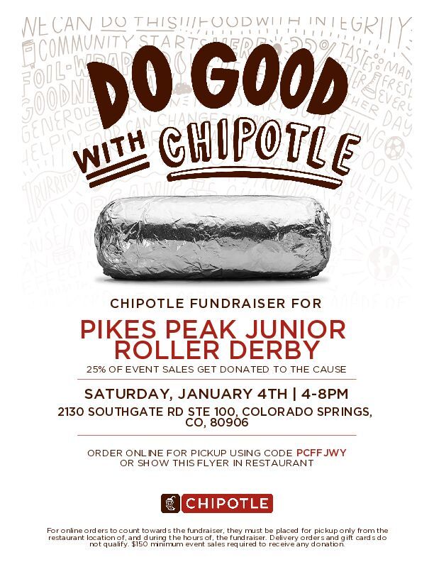 Chipotle Fundraiser for PPJRD