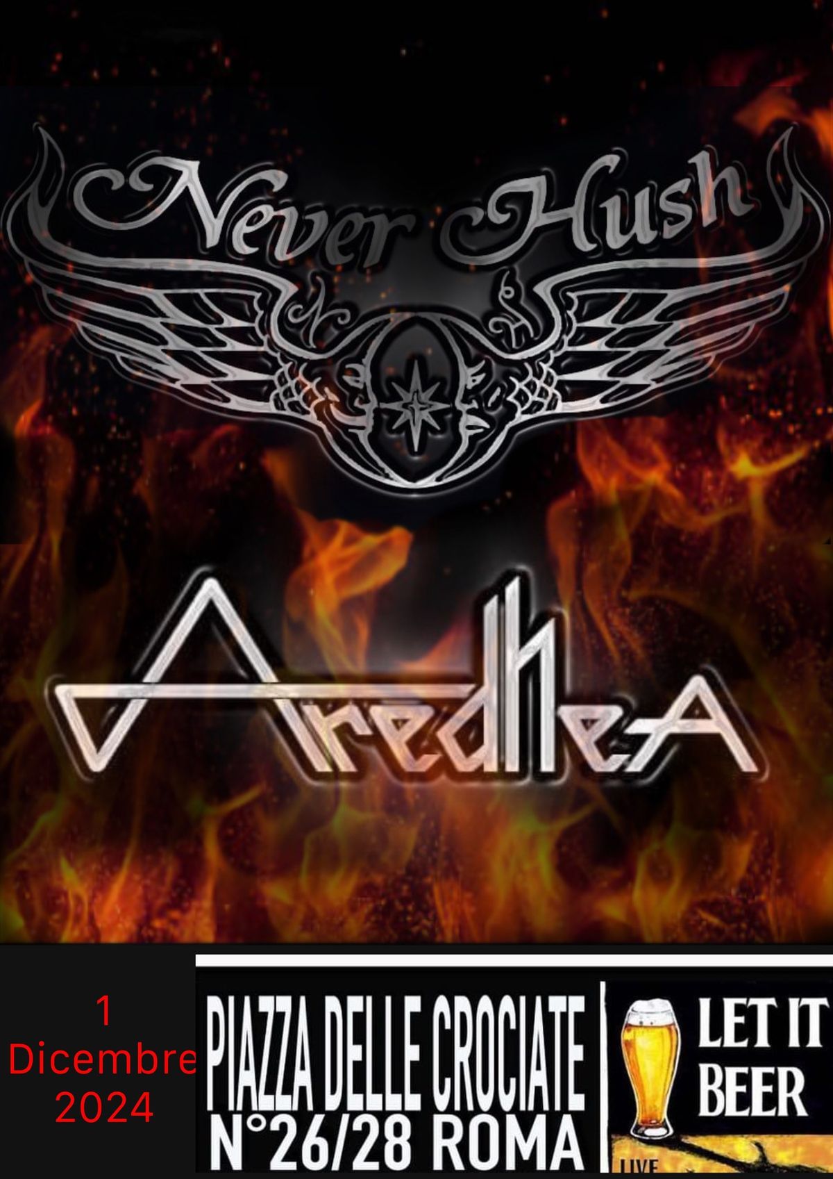 Neverhush & Aredhea live Let it Beer