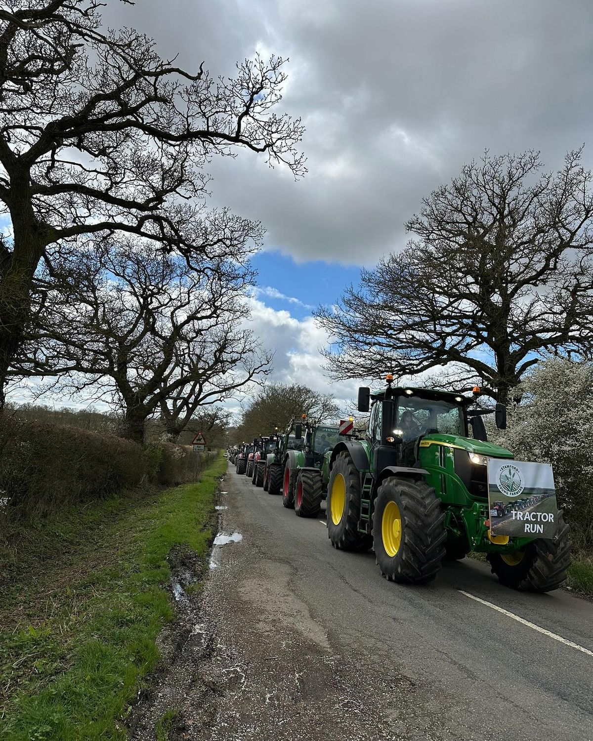 Stamford Young Farmers Charity Tractor Run