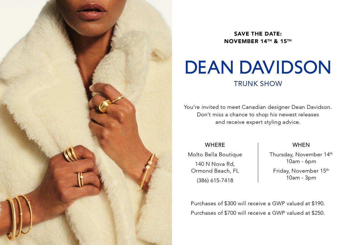 Dean Davidson Holiday Trunk Show