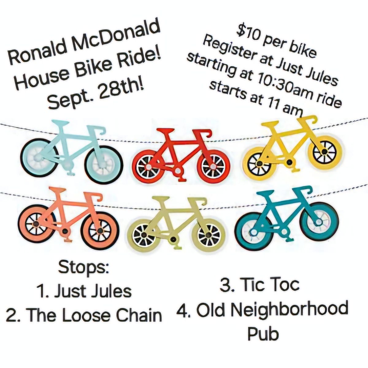 Ronald McDonald House Bike Ride!