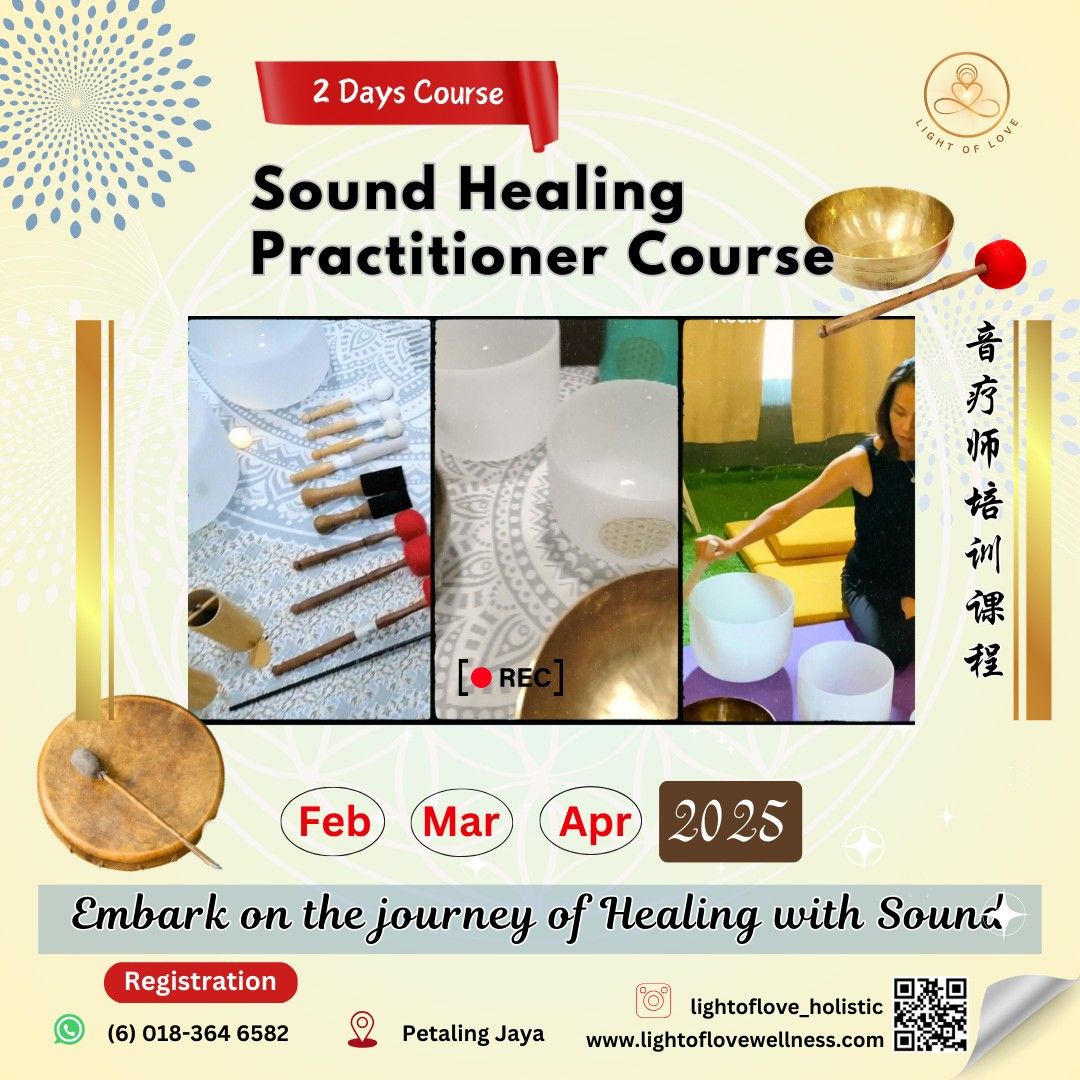 Sound Healing Practitioner Course - Feb \/ Marc \/ April