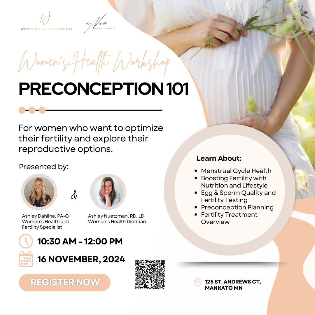 Preconception 101: Women\u2019s Health Workshop