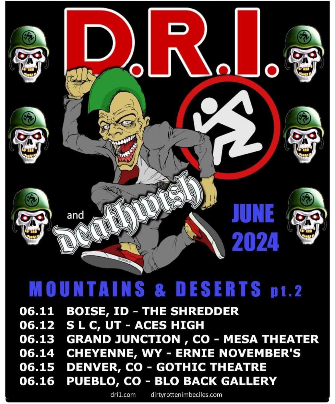  D.R.I and Deathwish LIVE 