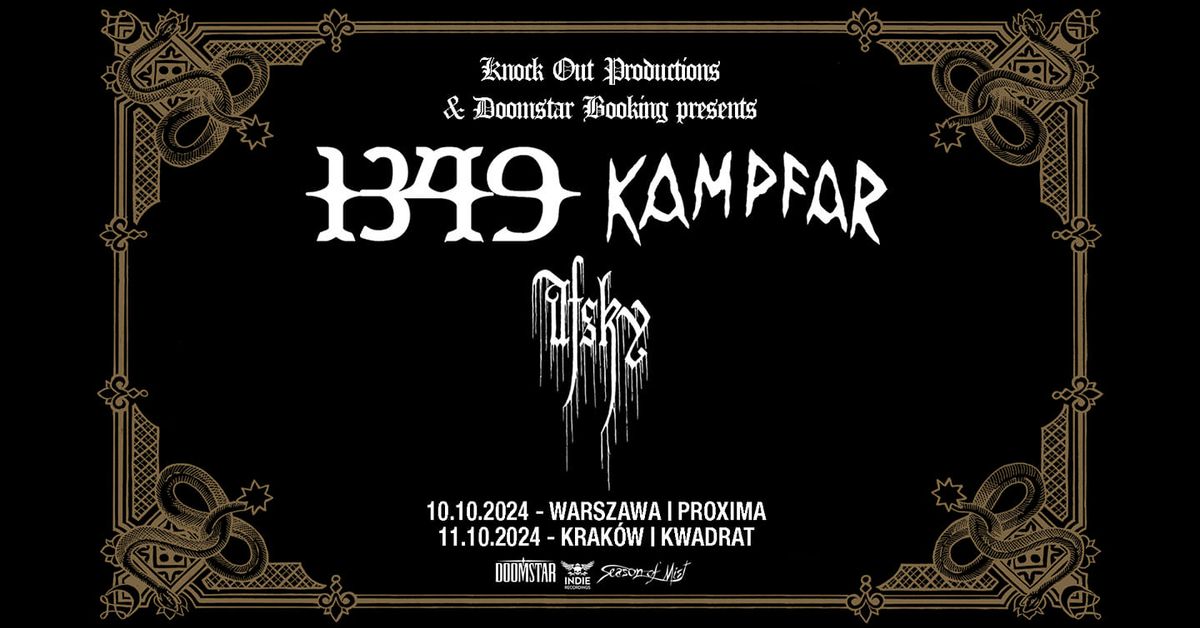 1349, Kampfar + Afsky \/ 10 X 2024 \/ Warszawa