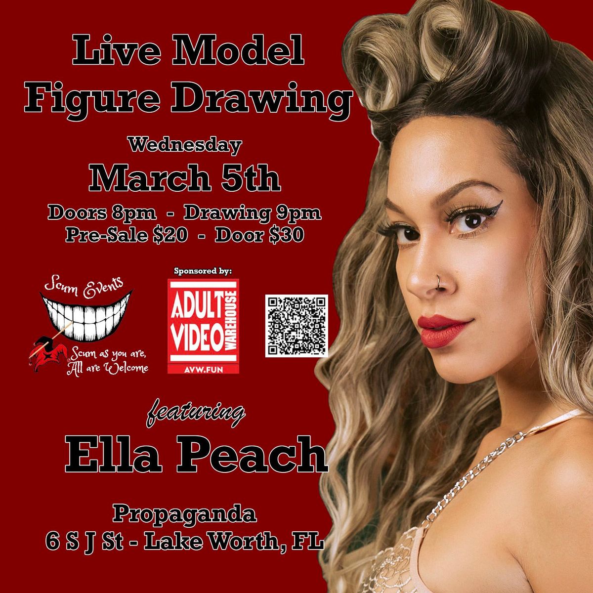 Live Model Figure Drawing