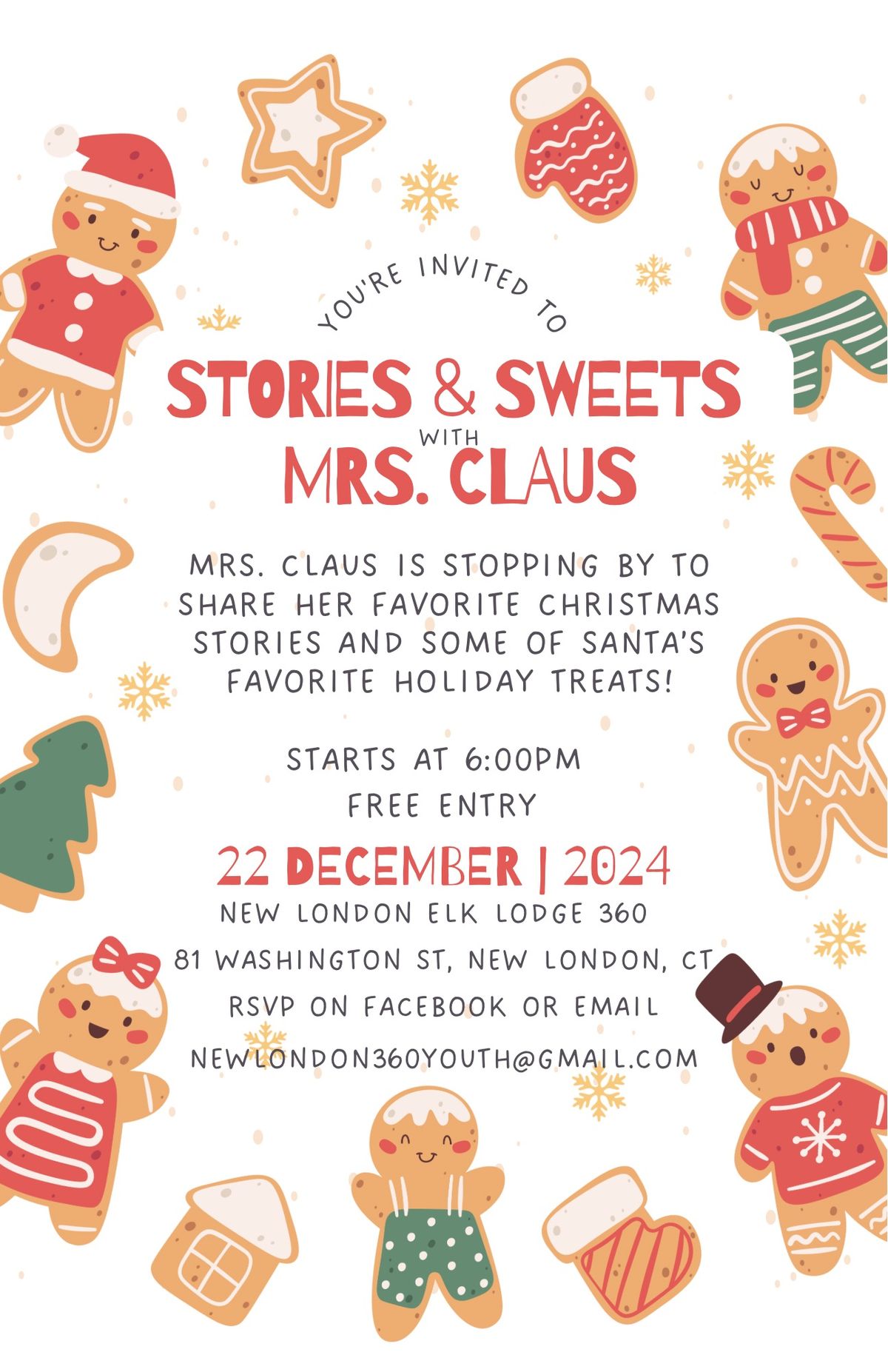 Stories & Sweets with Mrs Claus! 