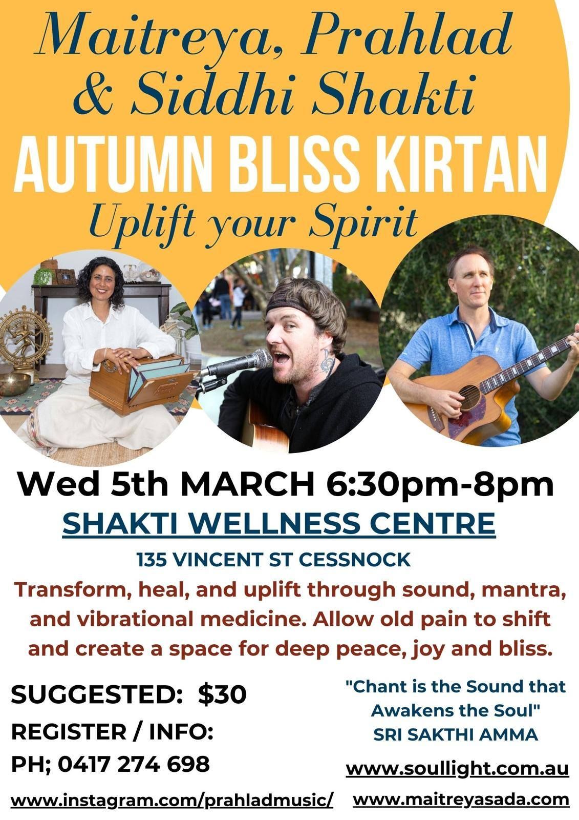 Autumn Bliss Kirtan - Uplift your Spirit