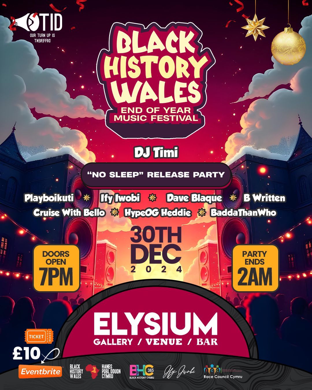 Black History Wales End Of Year Music Festival