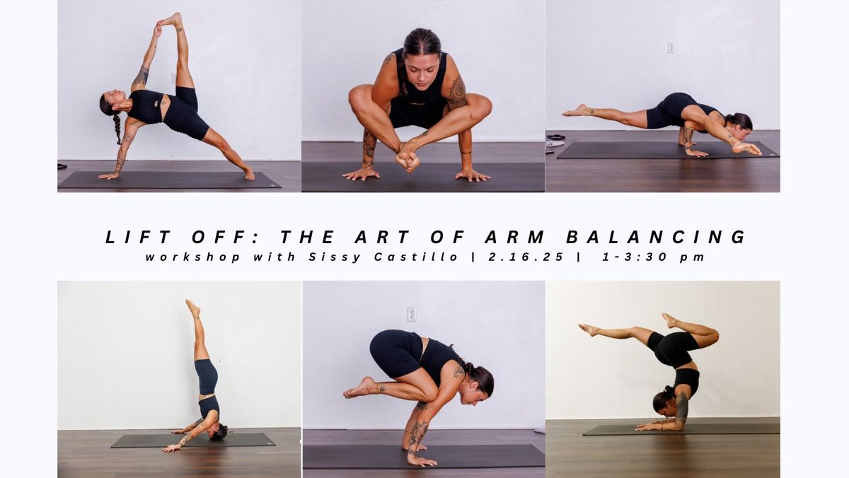 Lift off: the art of arm balancing