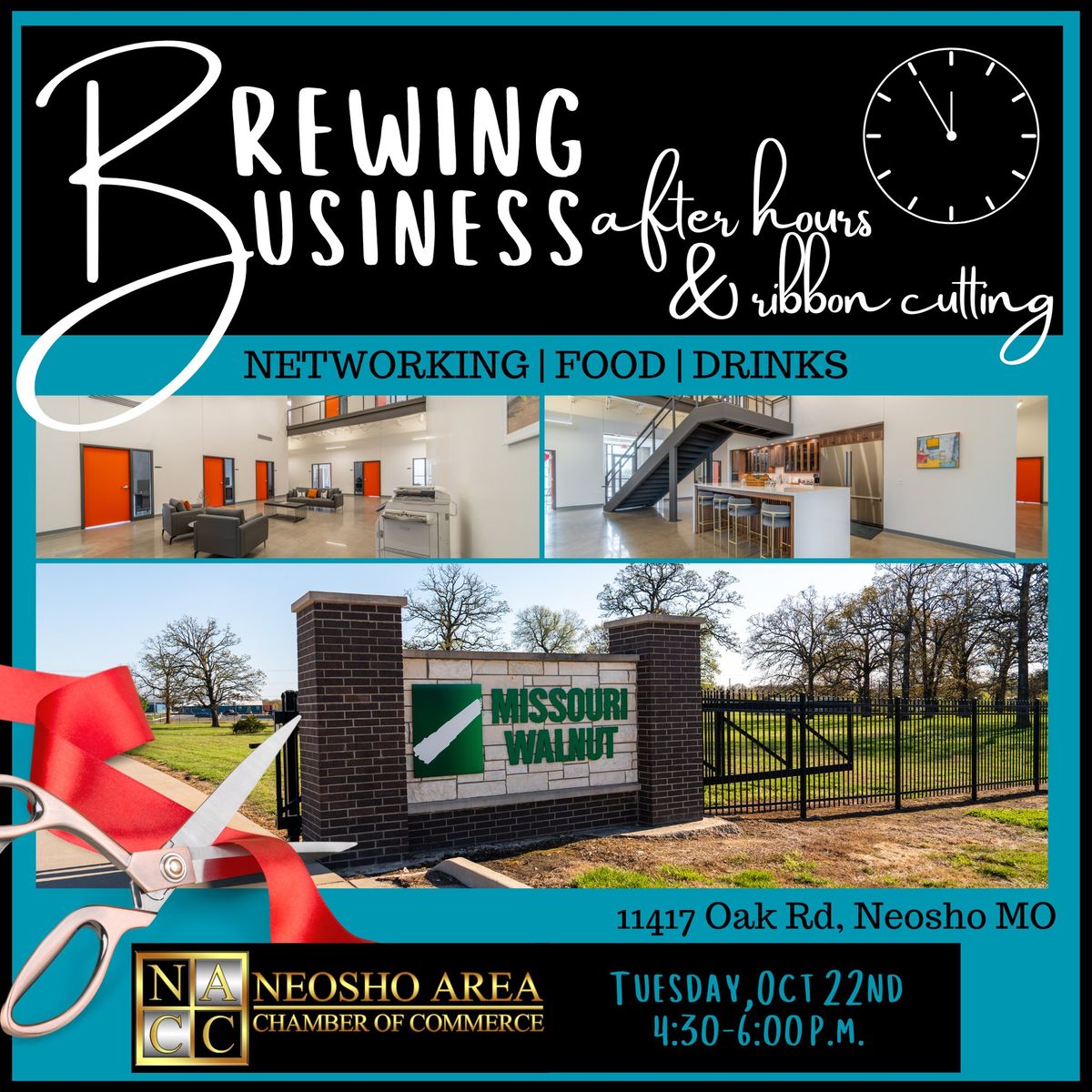 Business After Hours and Ribbon Cutting at Missouri Walnut