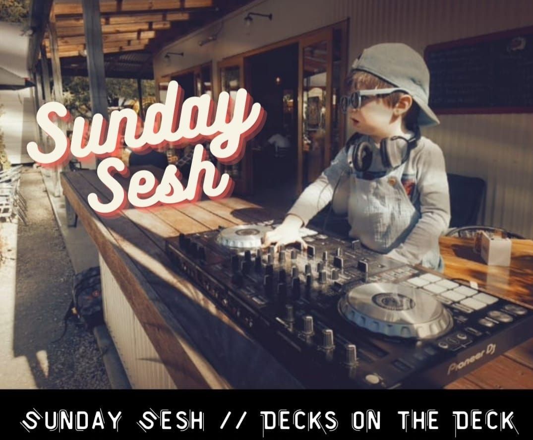 Sunday Sesh: Decks on the Deck - Vinyl Session: House and disco with King B, Ali K and DJ Flo