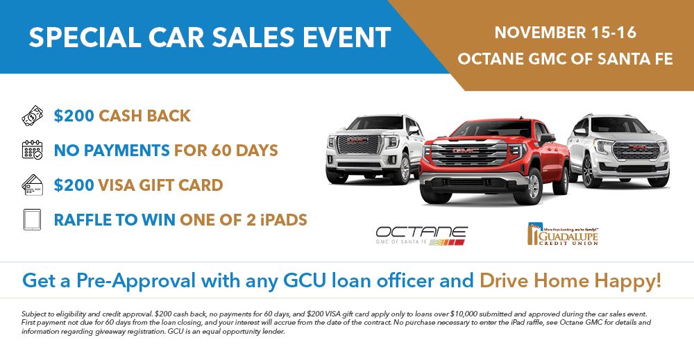 Guadalupe Credit Union Car Sale