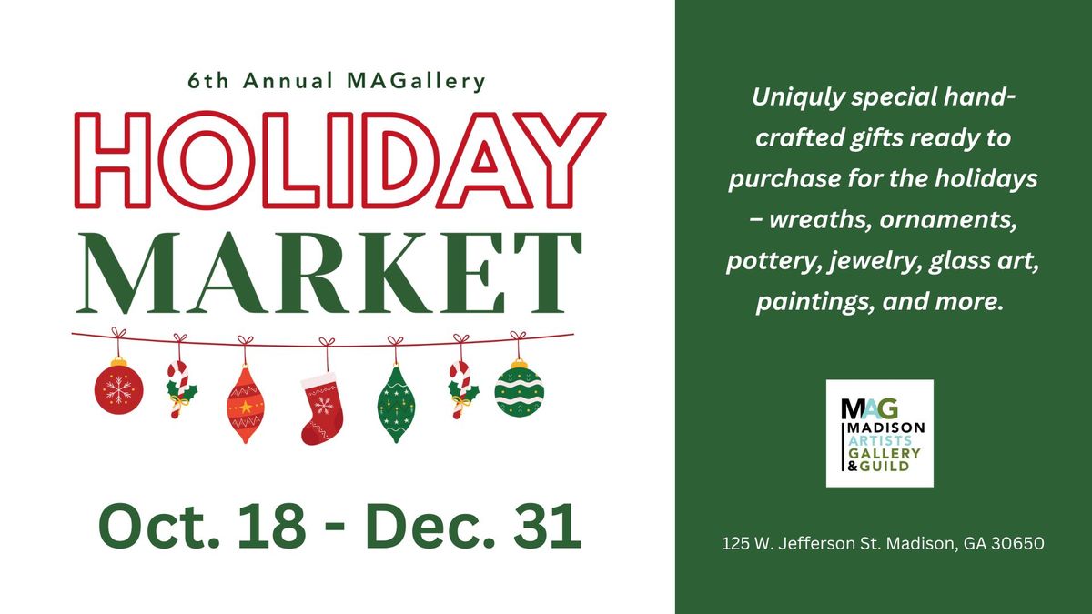 6th Annual MAGallery Holiday Market