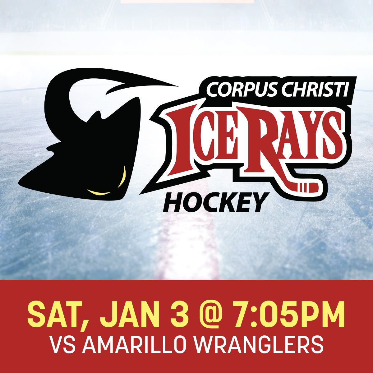 Amarillo Wranglers at Corpus Christi IceRays at American Bank Center