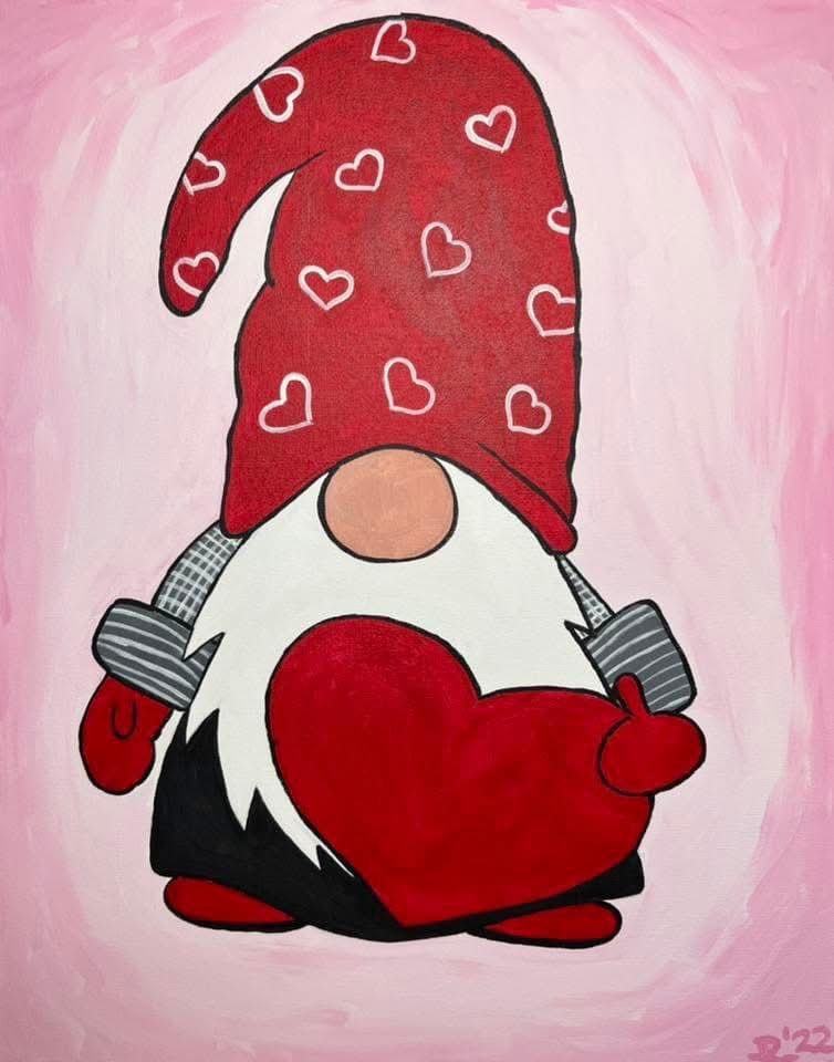 Let\u2019s Paint - Valentines Gnome @ IG Winery 6 to 8 pm