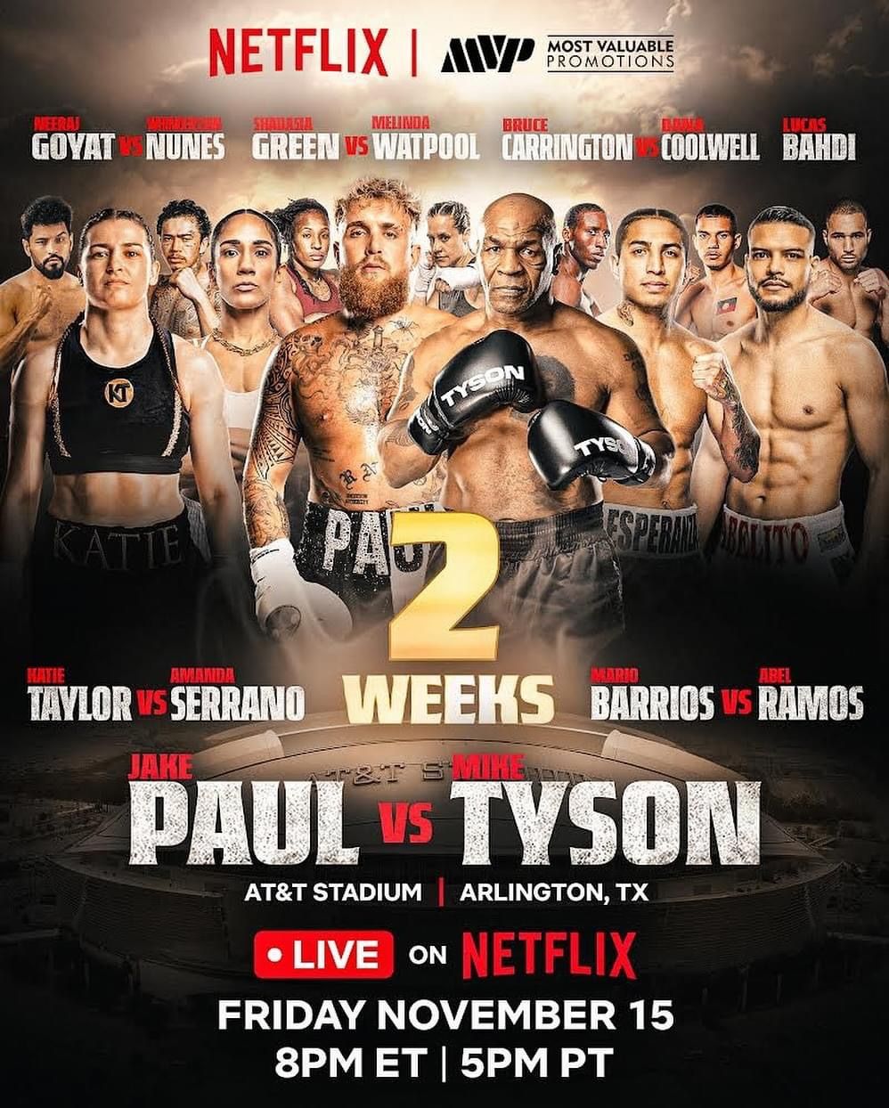 Mike Tyson vs Paul Fight Watch Party \ud83d\udc40\ud83e\udd75