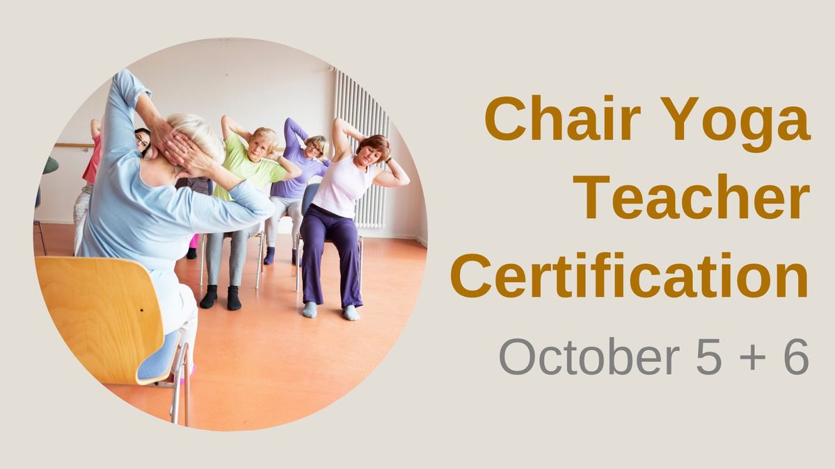 Chair Yoga Teacher Certification