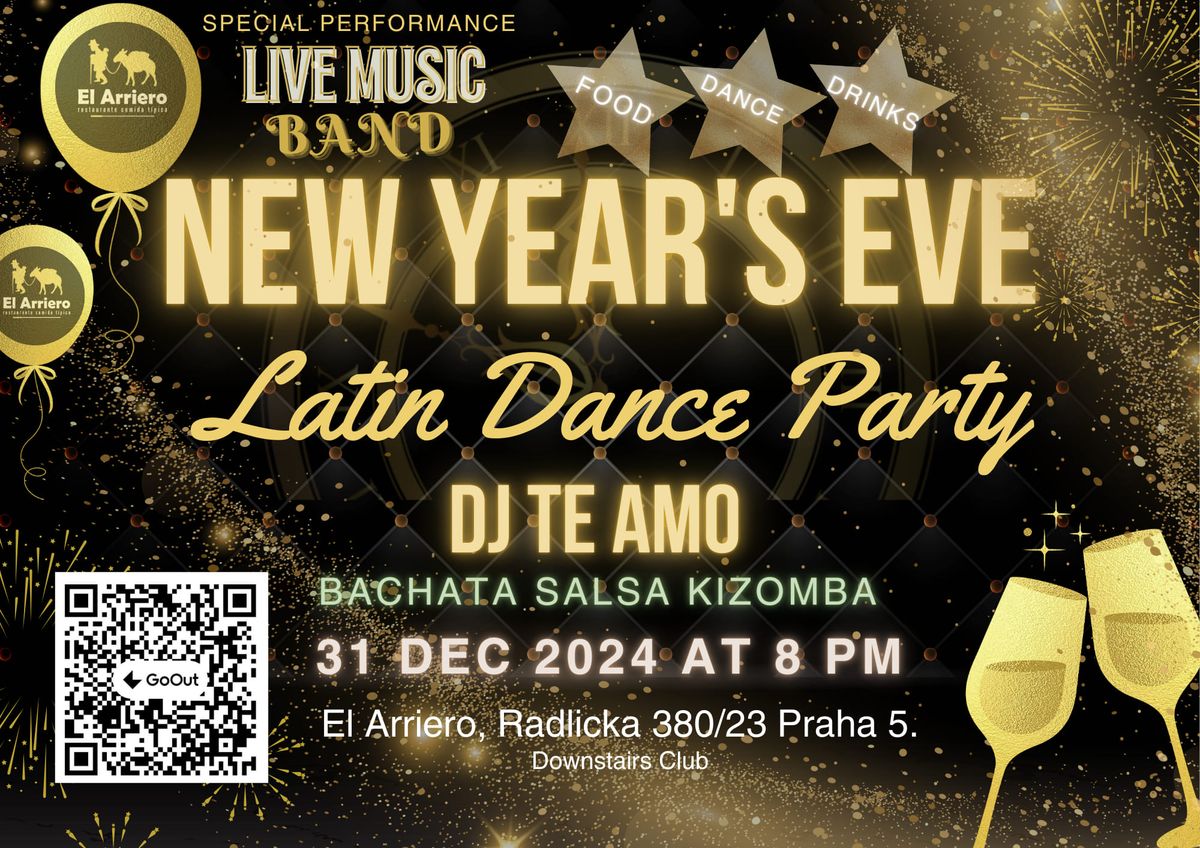 New Year's Latin dance party! Bachata, Salsa, Kizomba