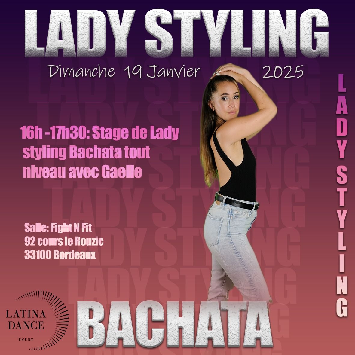 Lady Styling Bachata avec Ga\u00eblle