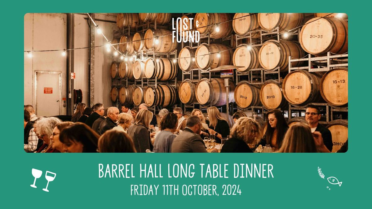 Barrel Hall Long Table Dinner