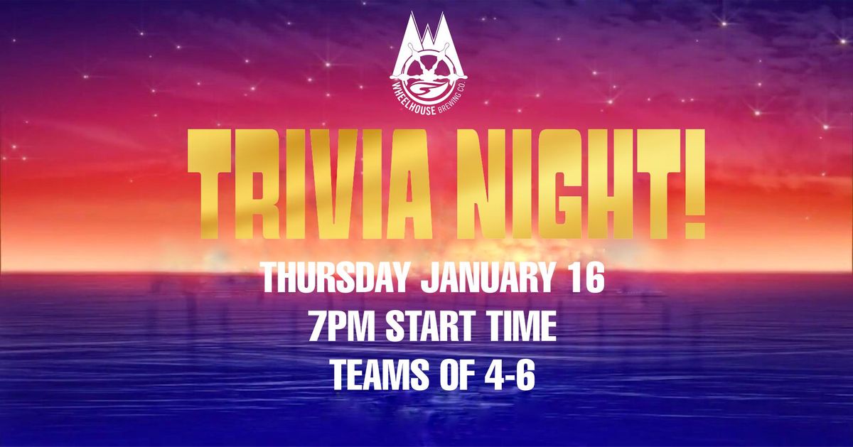 Trivia Night at Wheelhouse Brewing